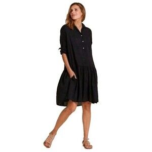 Grayson The Changemaker Dress Size 02 Womens Small Loose Fit Pockets Black